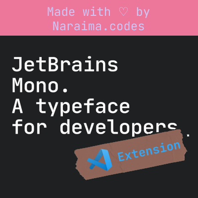 JetBrains Mono. A typeface for developers​_
